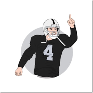 Carr the quarterback Posters and Art